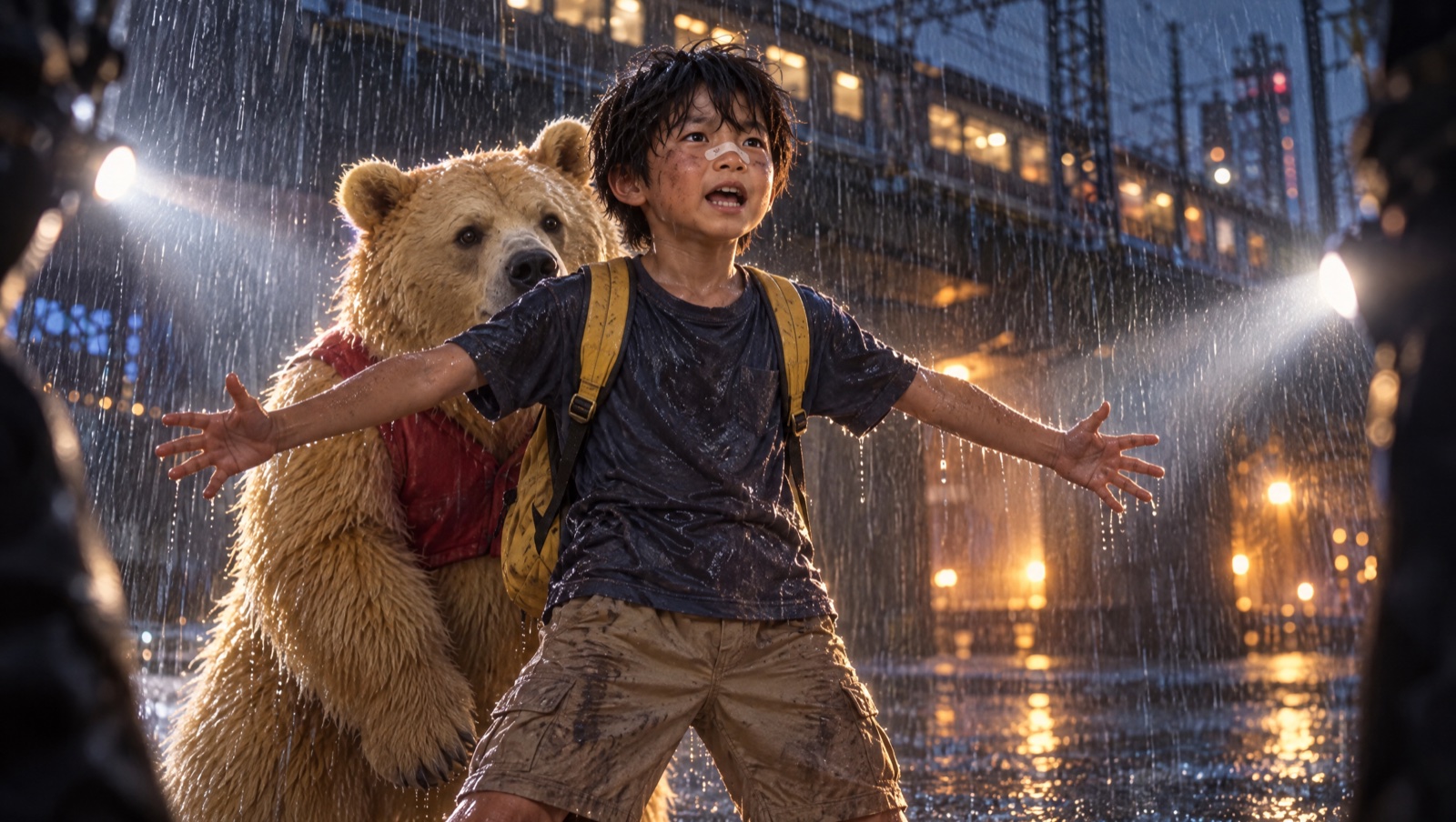 雨の中の決意